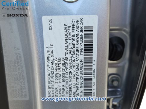Used 2026 Honda Accord Sport image 14