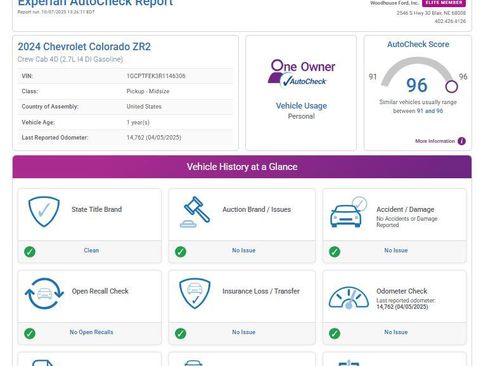 Used 2024 Chevrolet Colorado ZR2 w/ Technology Package image 21