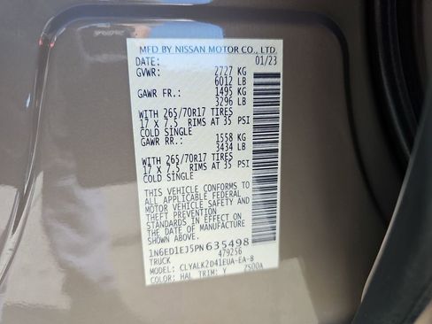 Used 2023 Nissan Frontier Pro-X w/ Pro-X Premium Package image 27