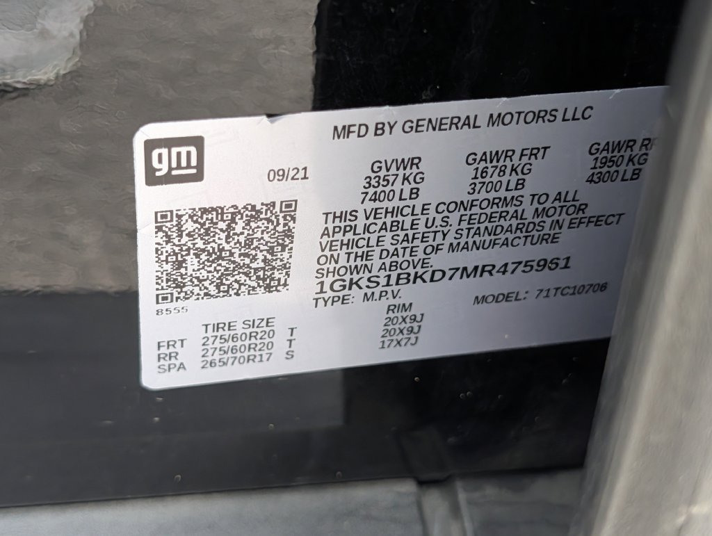 Used 2021 GMC Yukon SLT RWD image 39