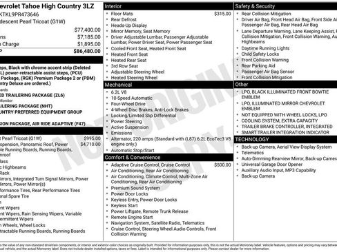 Used 2023 Chevrolet Tahoe High Country AWD/4WD image 2