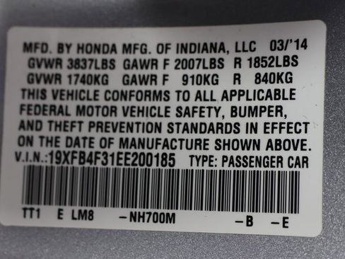 Used 2014 Honda Civic Hybrid Sedan image 28