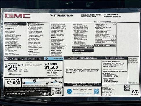 New 2026 GMC Terrain AT4 w/ Convenience Package III image 21