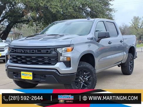 New 2026 Chevrolet Silverado 1500 Custom Trail Boss w/ Dark Appearance Package image 1