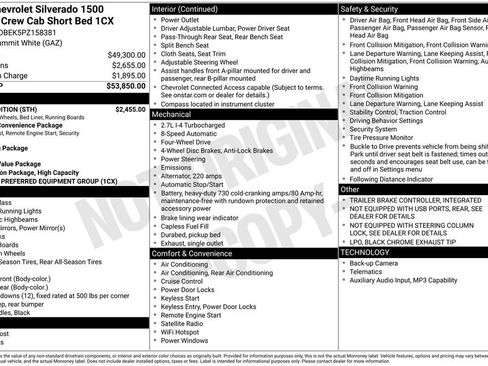 Used 2023 Chevrolet Silverado 1500 Custom w/ Rally Edition image 21