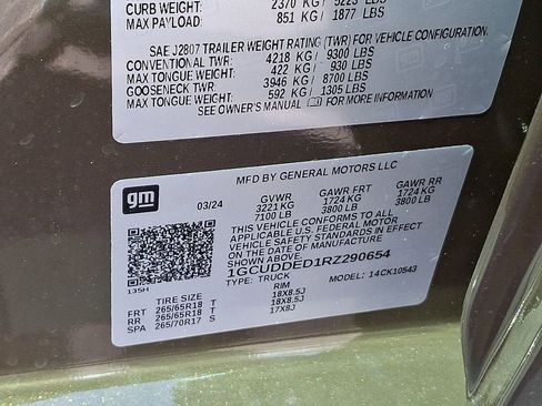 Certified 2024 Chevrolet Silverado 1500 LT AWD/4WD image 30