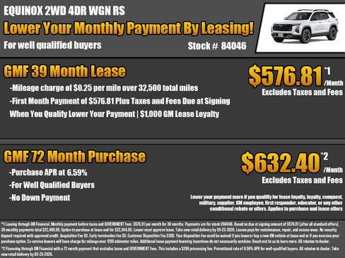 New 2026 Chevrolet Equinox RS image 2