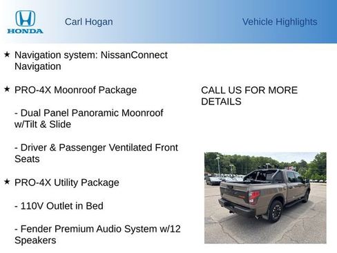 Used 2021 Nissan Titan PRO-4X w/ Pro-4x Convenience Package AWD/4WD image 6