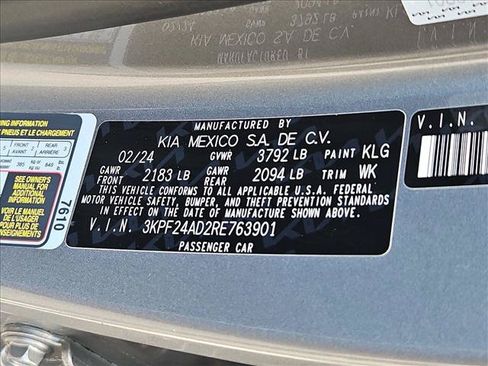 Used 2024 Kia Forte LXS FWD image 23