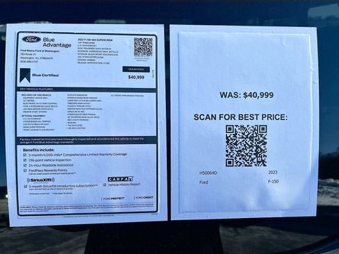 Certified 2023 Ford F150 XLT w/ Equipment Group 302A High image 35