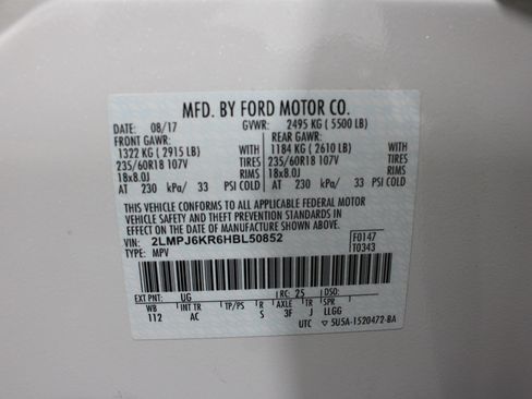 Used 2017 Lincoln MKX Select w/ Select Plus Package image 41