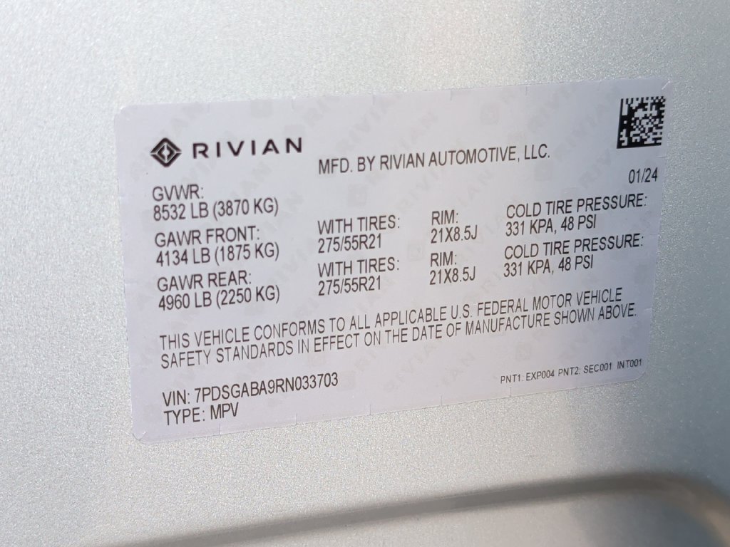 Used 2024 Rivian R1S Adventure Quad AWD/4WD image 40