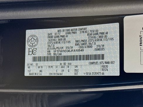 Used 2018 Ford F150 XLT w/ Equipment Group 302A Luxury image 37