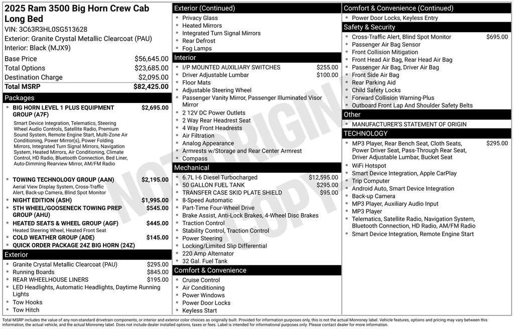 Used 2025 RAM 3500 Big Horn AWD/4WD image 38