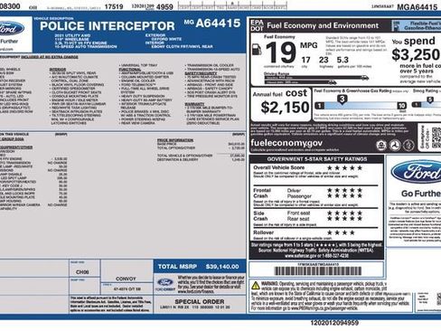 Used 2021 Ford Explorer 4WD Police Interceptor image 7