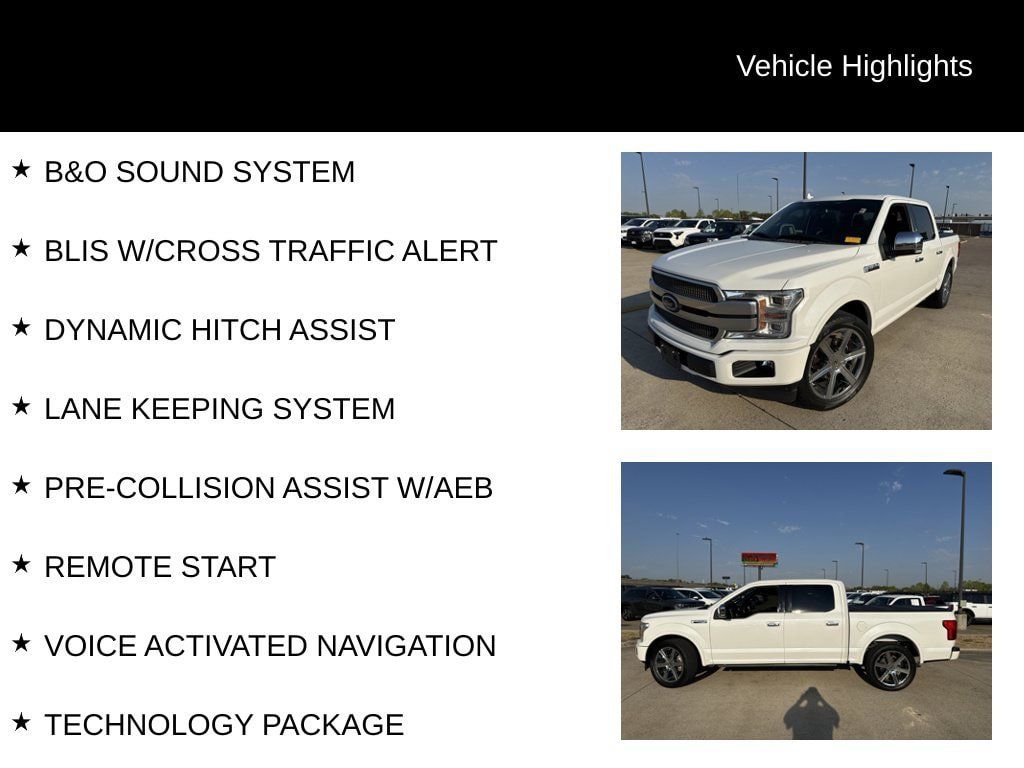 Used 2020 Ford F150 Platinum w/ Equipment Group 701A Luxury RWD image 5