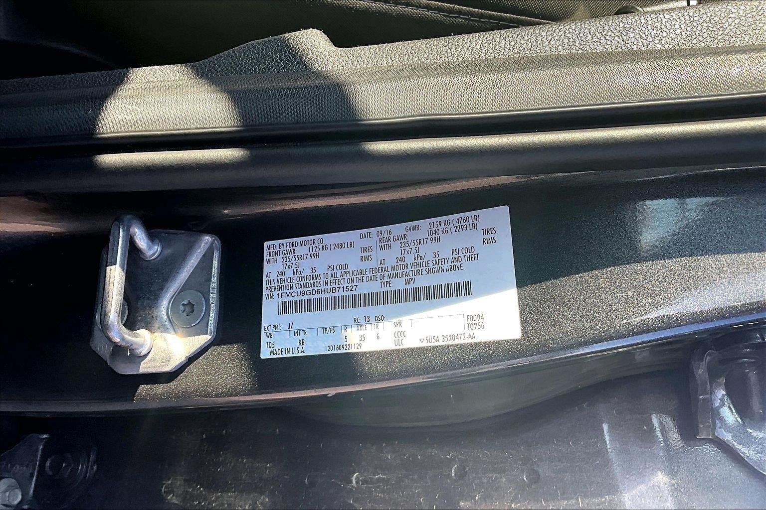 Used 2017 Ford Escape SE w/ Equipment Group 201A AWD/4WD image 30