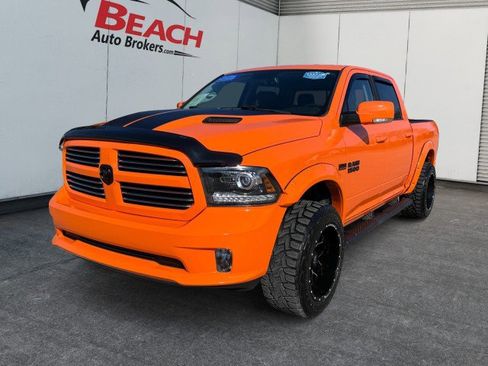 Used 2017 RAM 1500 Sport w/ Ignition Orange Sport Package image 1