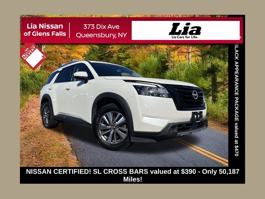 Certified 2023 Nissan Pathfinder SL w/ Black Appearance Package AWD/4WD image 1