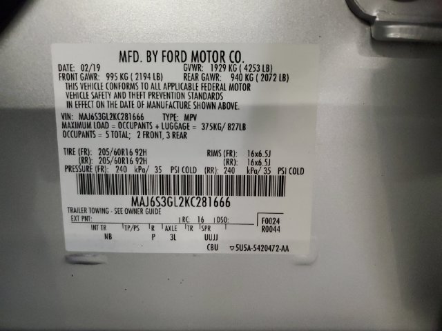 Used 2019 Ford EcoSport SE AWD/4WD image 31