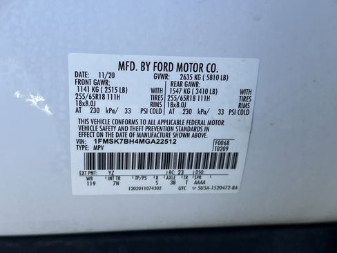 Used 2021 Ford Explorer 2WD image 35