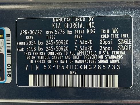Used 2022 Kia Telluride SX FWD image 37