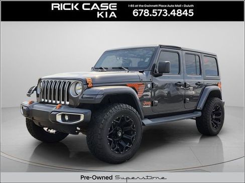 Used 2020 Jeep Wrangler Unlimited Sahara AWD/4WD image 1