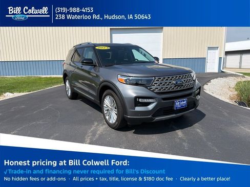 Certified 2023 Ford Explorer Limited w/ Equipment Group 301A AWD/4WD image 1