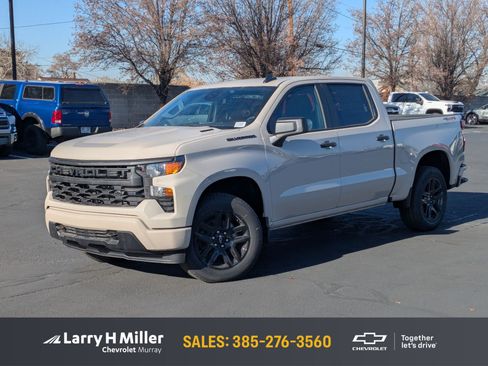 New 2026 Chevrolet Silverado 1500 Custom w/ LPO, Dark Essentials Package AWD/4WD image 1