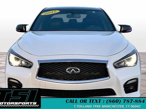 Used 2017 INFINITI Q50 Red Sport 400 image 3