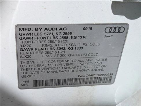 Used 2019 Audi SQ5 Prestige w/ Prestige Package AWD/4WD image 16