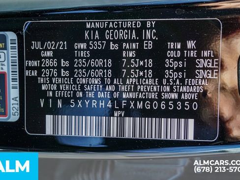 Used 2021 Kia Sorento EX image 60