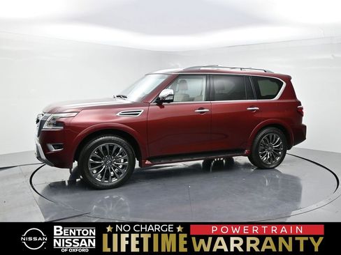 Used 2024 Nissan Armada Platinum w/ Captain's Chairs Package image 1