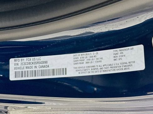 New 2025 Dodge Charger R/T w/ Quick Order Package 25M R/T image 29