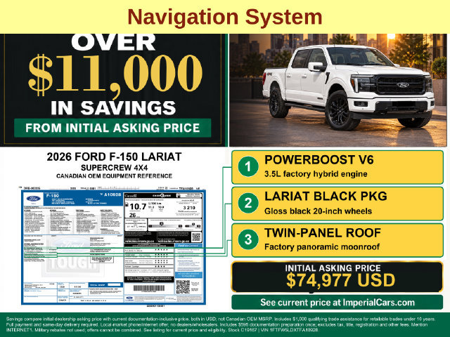 Certified 2026 Ford F150 Lariat AWD/4WD image 4