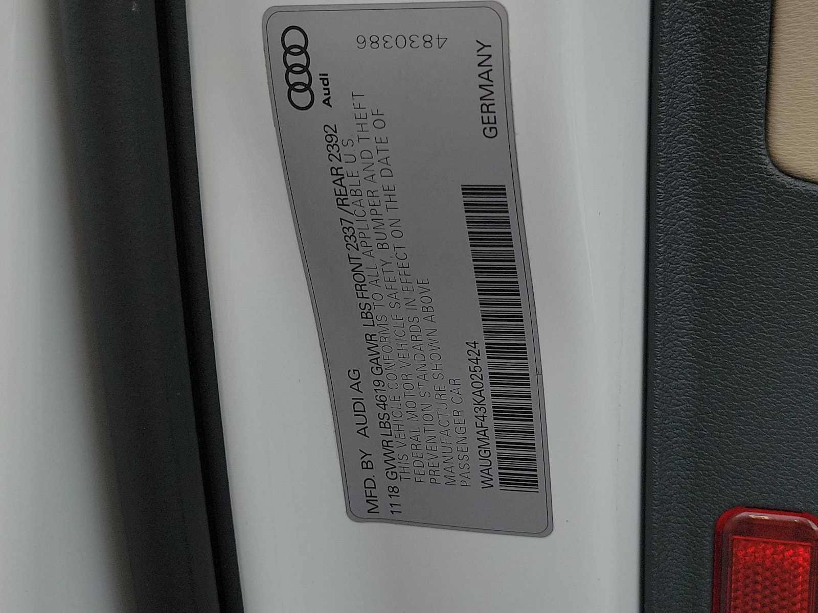 Used 2019 Audi A4 2.0T Premium w/ Convenience Package FWD image 35