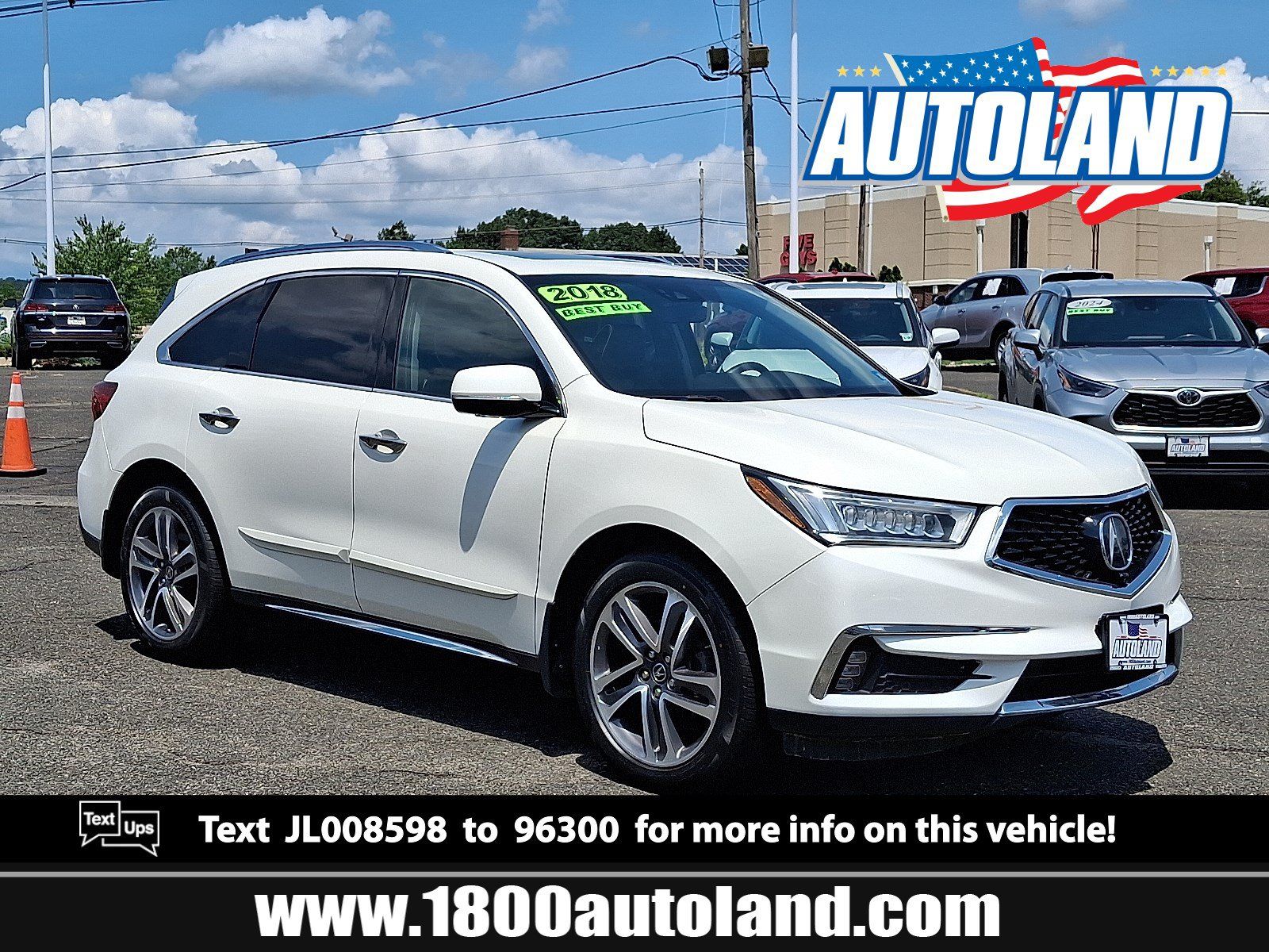Used 2018 Acura MDX w/ Advance Package AWD/4WD image 1