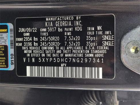 Used 2022 Kia Telluride SX w/ SX Prestige Package image 35