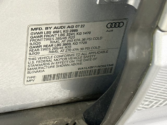 Used 2022 Audi Q7 3.0T Premium Plus AWD/4WD image 35