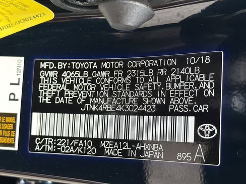 Used 2019 Toyota Corolla SE FWD image 26