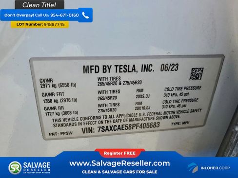 Used 2023 Tesla Model X image 17