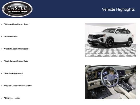 Used 2024 Volkswagen Atlas SE AWD/4WD image 3