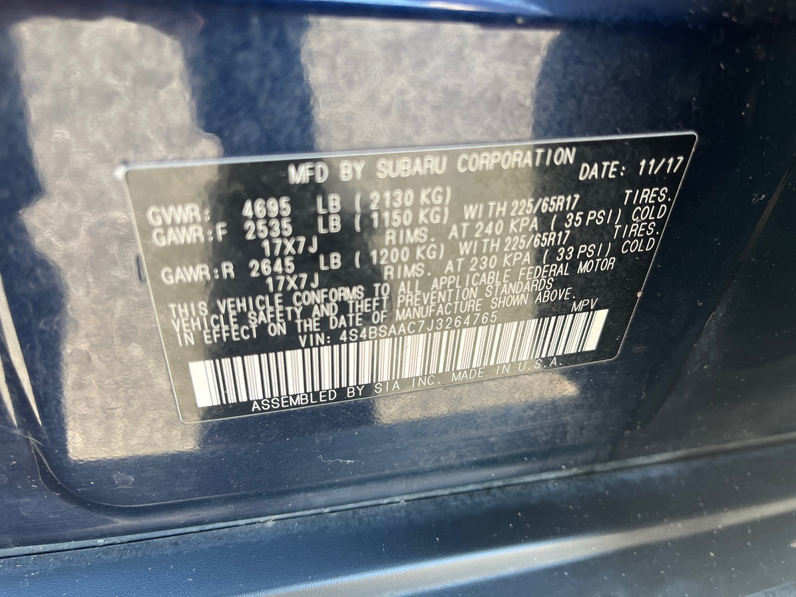 Used 2018 Subaru Outback 2.5i AWD/4WD image 25