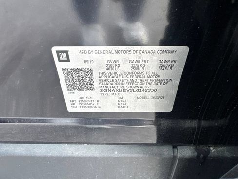 Used 2020 Chevrolet Equinox LT AWD/4WD image 24