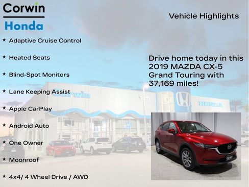 Used 2019 MAZDA CX-5 Grand Touring image 6