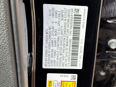 Certified 2023 Honda Civic Sport image 34