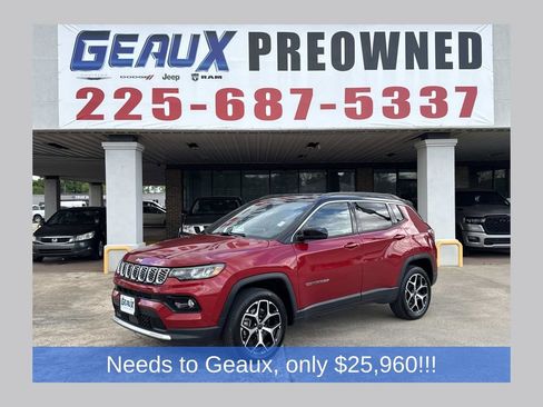 Used 2025 Jeep Compass Limited AWD/4WD image 1