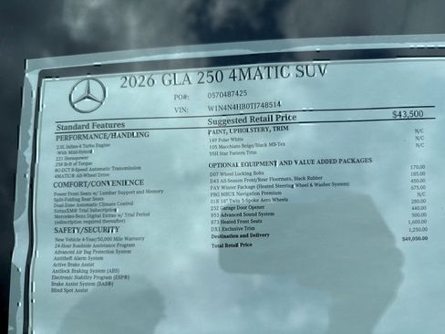 Certified 2026 Mercedes-Benz GLA 250 4MATIC image 12