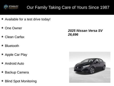Used 2025 Nissan Versa SV FWD image 9