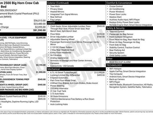 New 2025 RAM 2500 Big Horn AWD/4WD image 46